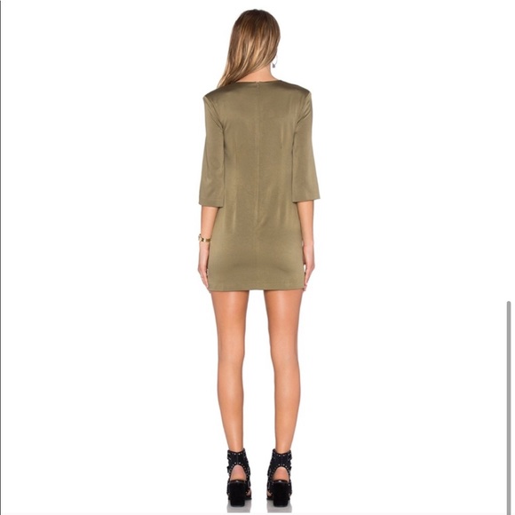 NWT Revolve Elliat dress olive green/ khaki xs - Picture 3 of 3